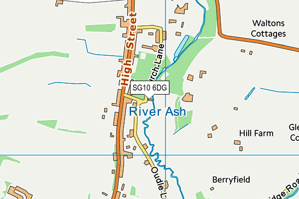 SG10 6DG map - OS VectorMap District (Ordnance Survey) SG10 6DG map - OS VectorMap District (Ordnance Survey)