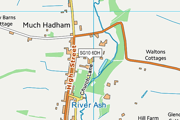 SG10 6DH map - OS VectorMap District (Ordnance Survey) SG10 6DH map - OS VectorMap District (Ordnance Survey)