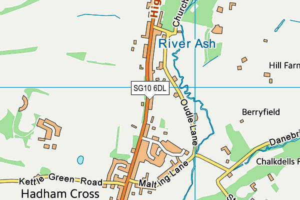 SG10 6DL map - OS VectorMap District (Ordnance Survey) SG10 6DL map - OS VectorMap District (Ordnance Survey)