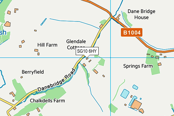 SG10 6HY map - OS VectorMap District (Ordnance Survey)