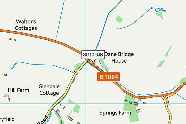 SG10 6JB map - OS VectorMap District (Ordnance Survey) SG10 6JB map - OS VectorMap District (Ordnance Survey)