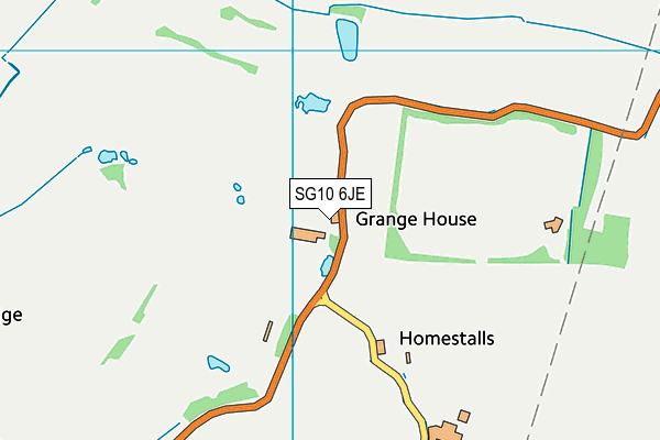 SG10 6JE map - OS VectorMap District (Ordnance Survey)