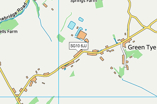 SG10 6JJ map - OS VectorMap District (Ordnance Survey) SG10 6JJ map - OS VectorMap District (Ordnance Survey)