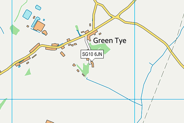 SG10 6JN map - OS VectorMap District (Ordnance Survey) SG10 6JN map - OS VectorMap District (Ordnance Survey)
