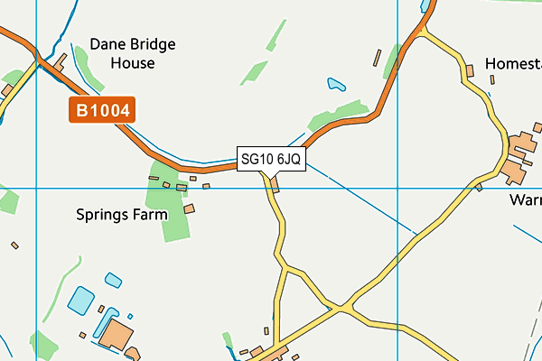 SG10 6JQ map - OS VectorMap District (Ordnance Survey) SG10 6JQ map - OS VectorMap District (Ordnance Survey)