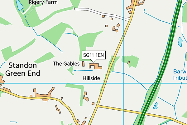 SG11 1EN map - OS VectorMap District (Ordnance Survey) SG11 1EN map - OS VectorMap District (Ordnance Survey)