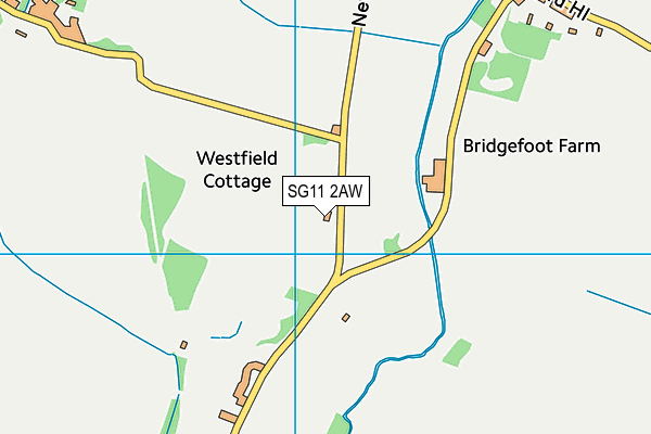 SG11 2AW map - OS VectorMap District (Ordnance Survey) SG11 2AW map - OS VectorMap District (Ordnance Survey)