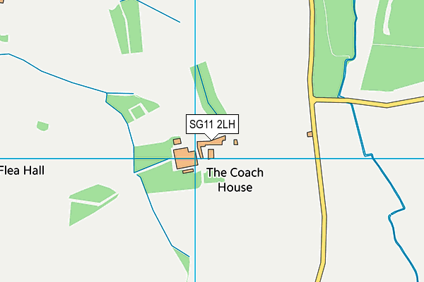 SG11 2LH map - OS VectorMap District (Ordnance Survey) SG11 2LH map - OS VectorMap District (Ordnance Survey)