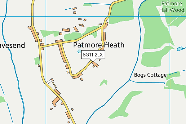 SG11 2LX map - OS VectorMap District (Ordnance Survey) SG11 2LX map - OS VectorMap District (Ordnance Survey)
