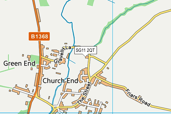 SG11 2QT map - OS VectorMap District (Ordnance Survey) SG11 2QT map - OS VectorMap District (Ordnance Survey)