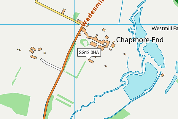 SG12 0HA map - OS VectorMap District (Ordnance Survey) SG12 0HA map - OS VectorMap District (Ordnance Survey)