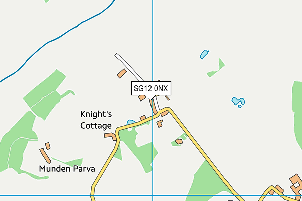 SG12 0NX map - OS VectorMap District (Ordnance Survey) SG12 0NX map - OS VectorMap District (Ordnance Survey)