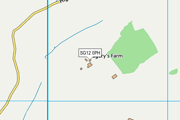 SG12 0PH map - OS VectorMap District (Ordnance Survey) SG12 0PH map - OS VectorMap District (Ordnance Survey)