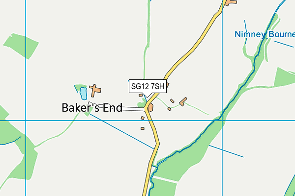 SG12 7SH map - OS VectorMap District (Ordnance Survey) SG12 7SH map - OS VectorMap District (Ordnance Survey)