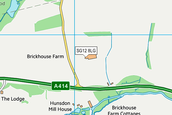 SG12 8LG map - OS VectorMap District (Ordnance Survey) SG12 8LG map - OS VectorMap District (Ordnance Survey)