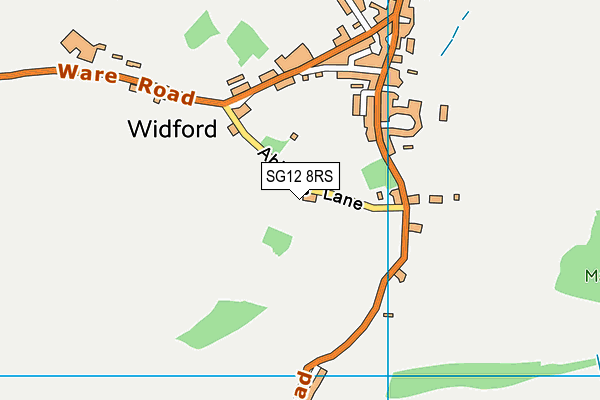 SG12 8RS map - OS VectorMap District (Ordnance Survey) SG12 8RS map - OS VectorMap District (Ordnance Survey)