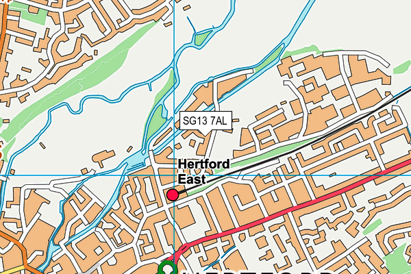 SG13 7AL map - OS VectorMap District (Ordnance Survey) SG13 7AL map - OS VectorMap District (Ordnance Survey)