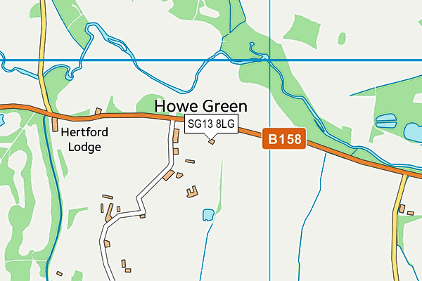 SG13 8LG map - OS VectorMap District (Ordnance Survey) SG13 8LG map - OS VectorMap District (Ordnance Survey)