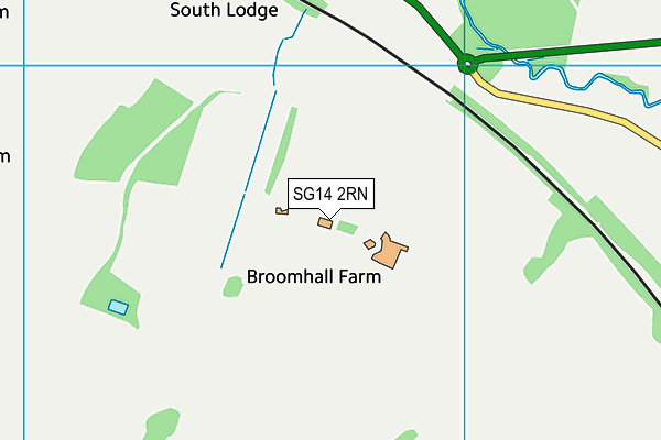 SG14 2RN map - OS VectorMap District (Ordnance Survey) SG14 2RN map - OS VectorMap District (Ordnance Survey)