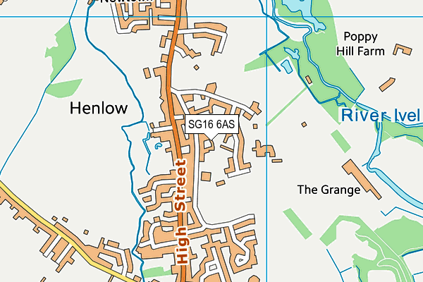 SG16 6AS map - OS VectorMap District (Ordnance Survey) SG16 6AS map - OS VectorMap District (Ordnance Survey)