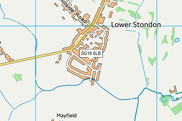 SG16 6LB map - OS VectorMap District (Ordnance Survey) SG16 6LB map - OS VectorMap District (Ordnance Survey)
