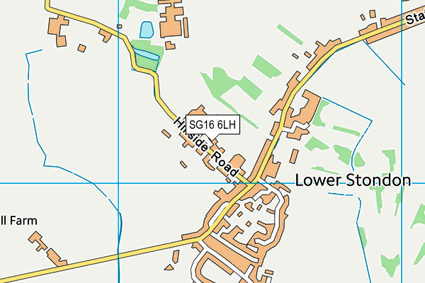 SG16 6LH map - OS VectorMap District (Ordnance Survey) SG16 6LH map - OS VectorMap District (Ordnance Survey)