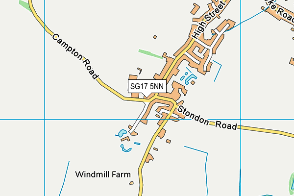 SG17 5NN map - OS VectorMap District (Ordnance Survey) SG17 5NN map - OS VectorMap District (Ordnance Survey)
