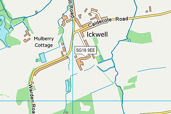 SG18 9EE map - OS VectorMap District (Ordnance Survey) SG18 9EE map - OS VectorMap District (Ordnance Survey)