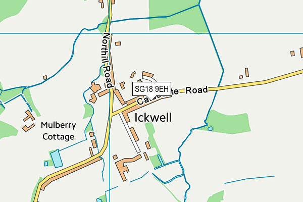 SG18 9EH map - OS VectorMap District (Ordnance Survey) SG18 9EH map - OS VectorMap District (Ordnance Survey)