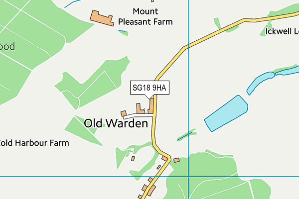 SG18 9HA map - OS VectorMap District (Ordnance Survey) SG18 9HA map - OS VectorMap District (Ordnance Survey)