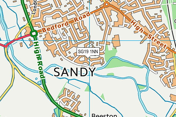 SG19 1NN map - OS VectorMap District (Ordnance Survey) SG19 1NN map - OS VectorMap District (Ordnance Survey)