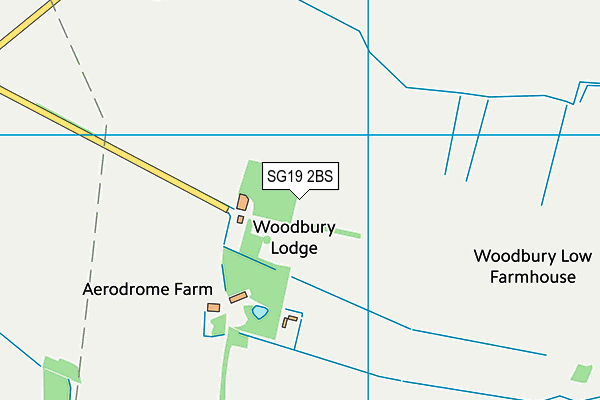 SG19 2BS map - OS VectorMap District (Ordnance Survey) SG19 2BS map - OS VectorMap District (Ordnance Survey)