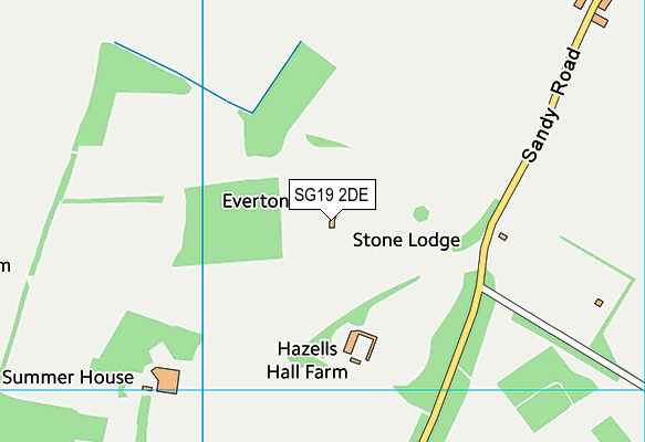 SG19 2DE map - OS VectorMap District (Ordnance Survey) SG19 2DE map - OS VectorMap District (Ordnance Survey)