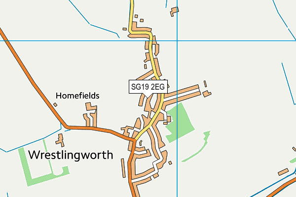 SG19 2EG map - OS VectorMap District (Ordnance Survey) SG19 2EG map - OS VectorMap District (Ordnance Survey)