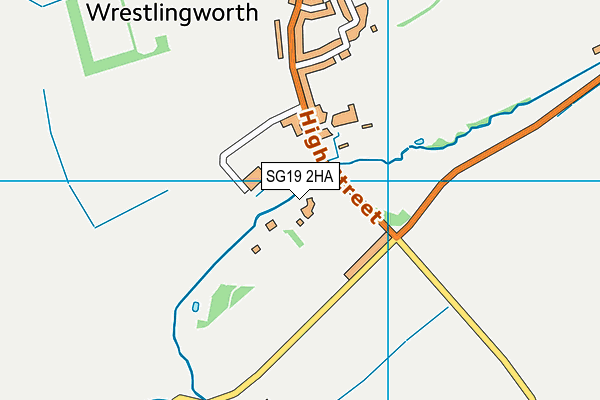 SG19 2HA map - OS VectorMap District (Ordnance Survey) SG19 2HA map - OS VectorMap District (Ordnance Survey)