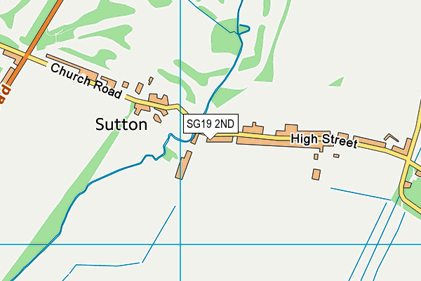 SG19 2ND map - OS VectorMap District (Ordnance Survey) SG19 2ND map - OS VectorMap District (Ordnance Survey)