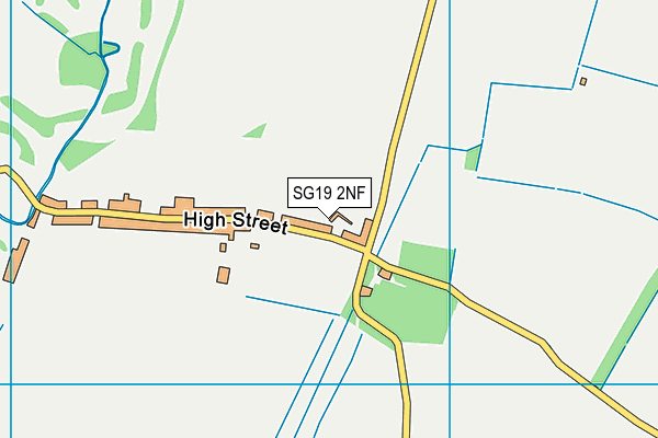 SG19 2NF map - OS VectorMap District (Ordnance Survey) SG19 2NF map - OS VectorMap District (Ordnance Survey)