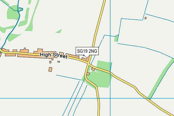 SG19 2NG map - OS VectorMap District (Ordnance Survey) SG19 2NG map - OS VectorMap District (Ordnance Survey)