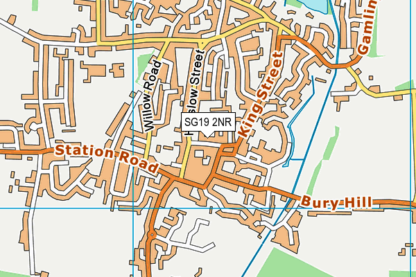 SG19 2NR map - OS VectorMap District (Ordnance Survey) SG19 2NR map - OS VectorMap District (Ordnance Survey)