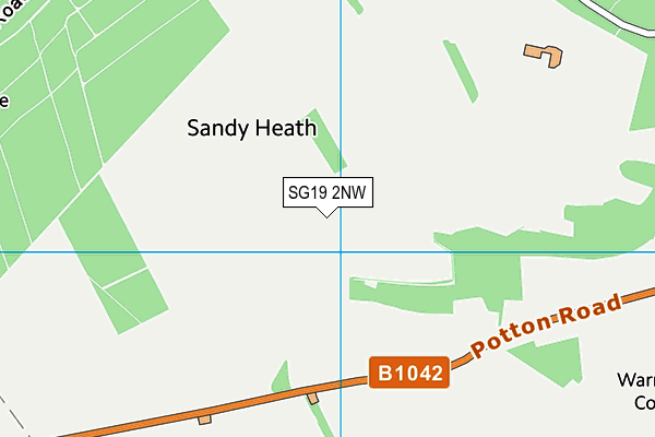 SG19 2NW map - OS VectorMap District (Ordnance Survey) SG19 2NW map - OS VectorMap District (Ordnance Survey)