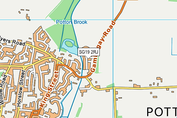 SG19 2RJ map - OS VectorMap District (Ordnance Survey) SG19 2RJ map - OS VectorMap District (Ordnance Survey)