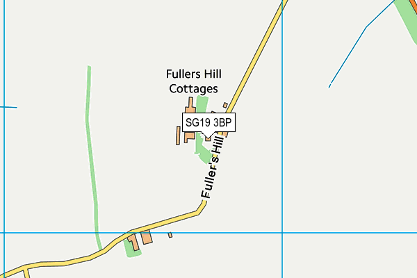 SG19 3BP map - OS VectorMap District (Ordnance Survey) SG19 3BP map - OS VectorMap District (Ordnance Survey)