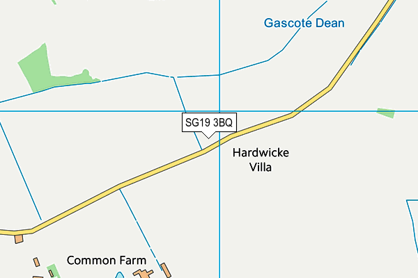 SG19 3BQ map - OS VectorMap District (Ordnance Survey) SG19 3BQ map - OS VectorMap District (Ordnance Survey)