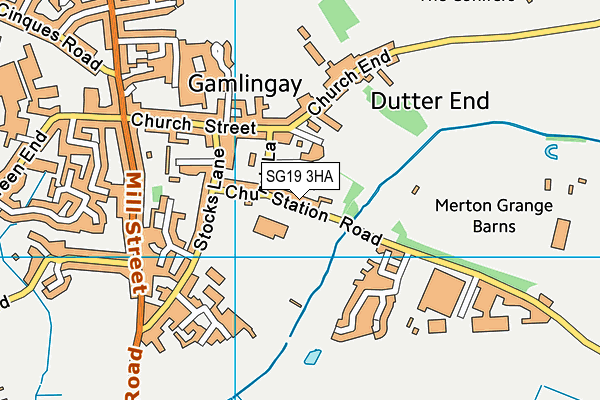 SG19 3HA map - OS VectorMap District (Ordnance Survey) SG19 3HA map - OS VectorMap District (Ordnance Survey)
