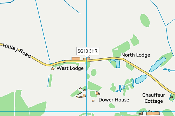 SG19 3HR map - OS VectorMap District (Ordnance Survey) SG19 3HR map - OS VectorMap District (Ordnance Survey)