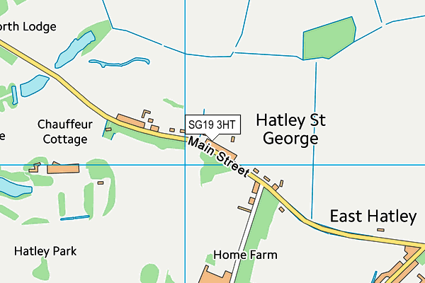 SG19 3HT map - OS VectorMap District (Ordnance Survey) SG19 3HT map - OS VectorMap District (Ordnance Survey)