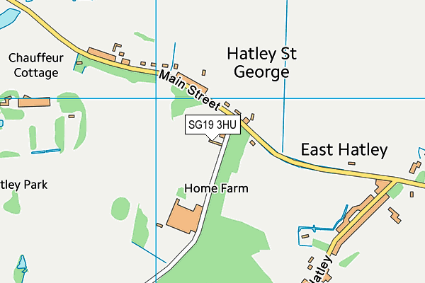 SG19 3HU map - OS VectorMap District (Ordnance Survey) SG19 3HU map - OS VectorMap District (Ordnance Survey)