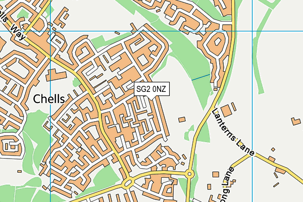SG2 0NZ map - OS VectorMap District (Ordnance Survey) SG2 0NZ map - OS VectorMap District (Ordnance Survey)