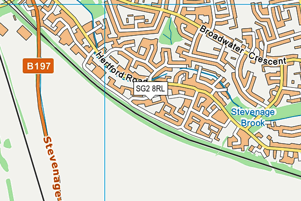 SG2 8RL map - OS VectorMap District (Ordnance Survey) SG2 8RL map - OS VectorMap District (Ordnance Survey)