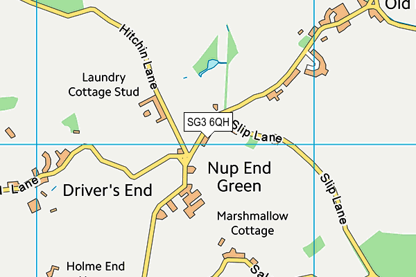 SG3 6QH map - OS VectorMap District (Ordnance Survey) SG3 6QH map - OS VectorMap District (Ordnance Survey)